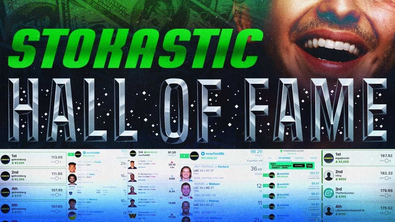 Stokastic HOF: Big NBA, MLB NASCAR DFS Sims Winners